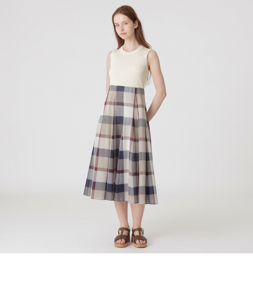 美人百花コラボ】ニットドッキングドレス｜ブルーレーベルブラック