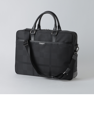【一部店舗限定】シャドークレストブリッジチェックブリーフバッグ