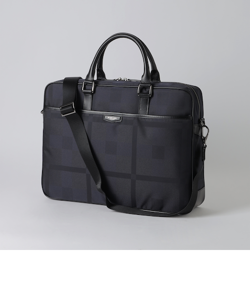 【一部店舗限定】シャドークレストブリッジチェックブリーフバッグ