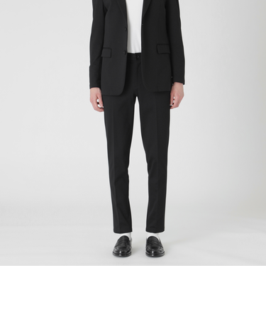 【一部店舗限定】シルキーバーズアイジャージートラウザーズ