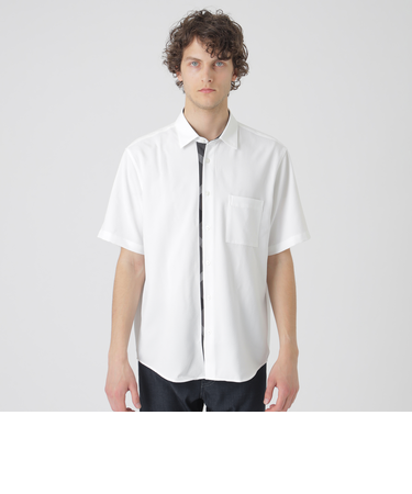 【一部店舗限定】パーシャルチェックシアサッカーシャツ