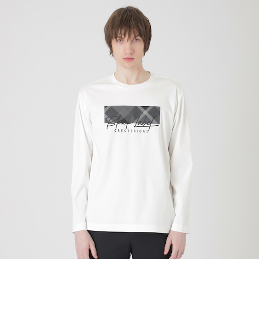 【一部店舗限定】チェックコンビロゴカットソー