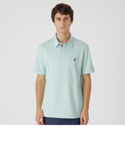 一部店舗限定】ブリティッシュコーギーワッペンポロシャツ｜ブルー