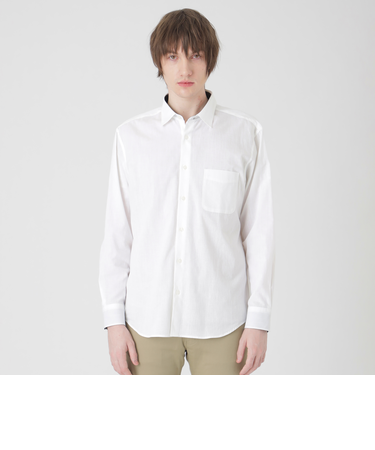 【一部店舗限定】コットンリネンシャンブレーシャツ