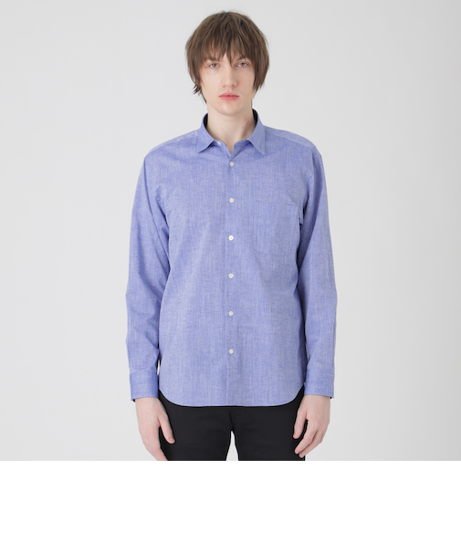 【一部店舗限定】コットンリネンシャンブレーシャツ