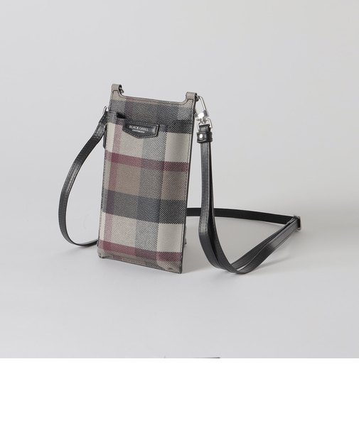 【一部店舗限定】PVCクレストブリッジチェックスマホショルダー