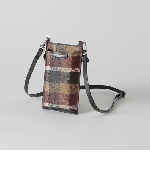 【一部店舗限定】PVCクレストブリッジチェックスマホショルダー