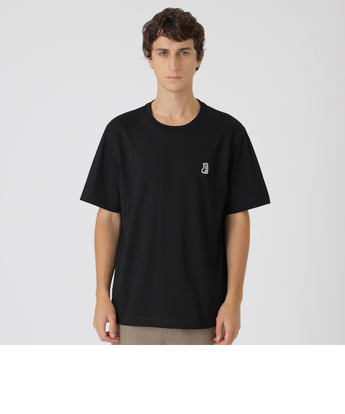 ブルーレーベル Tシャツ ワンピース ベルト ミディ丈 ブラック ベルト付き地雷シャツワンピース – Belchic