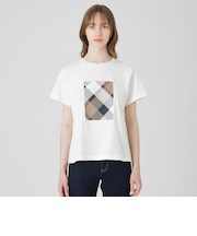 【一部店舗限定】クレストブリッジチェックプリントTシャツ