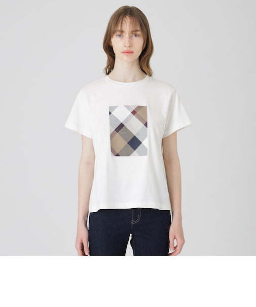 【一部店舗限定】クレストブリッジチェックプリントTシャツ