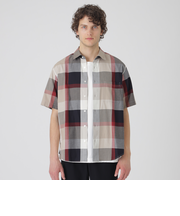 【一部店舗限定】クレストブリッジチェックハーフスリーブシャツ