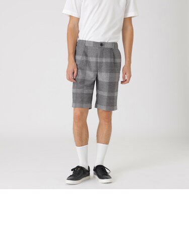 カラミトーナルチェックショートパンツ