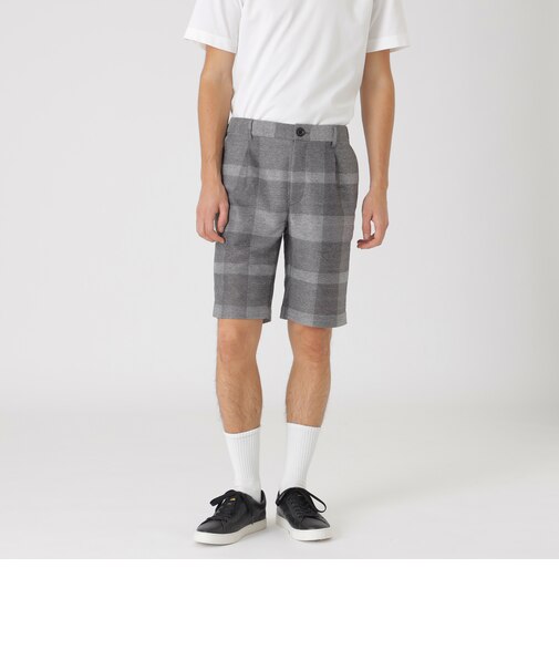 カラミトーナルチェックショートパンツ