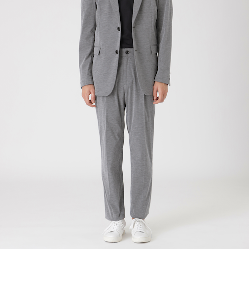 メランジワッシャーナイロントラウザーズ