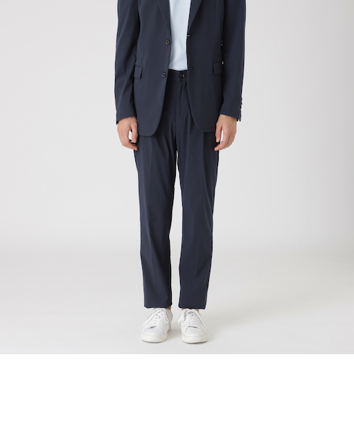 メランジワッシャーナイロントラウザーズ