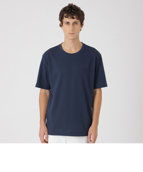 サッカータックエンブロイダリーTシャツ