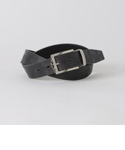 チェックバックルエンボスクレストブリッジチェックリバーシブルベルト