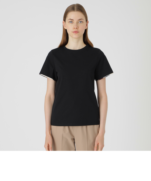 コンパクトクリアーポンチクレストブリッジチェックティアード