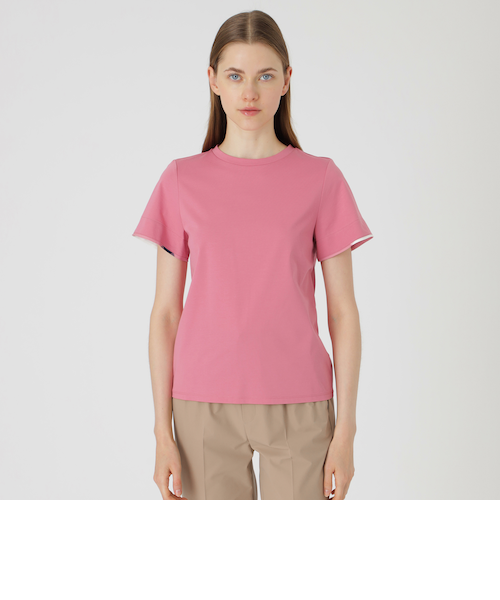 コンパクトクリアーポンチクレストブリッジチェックティアードカットソー コンパクトクリアーポンチクレストブリッジチェックティアード