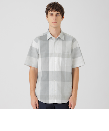 クレストブリッジチェックサッカーシャツ