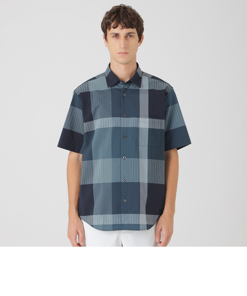 クレストブリッジチェックサッカーシャツ