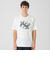 テクスチャーロゴグラフィックTシャツ