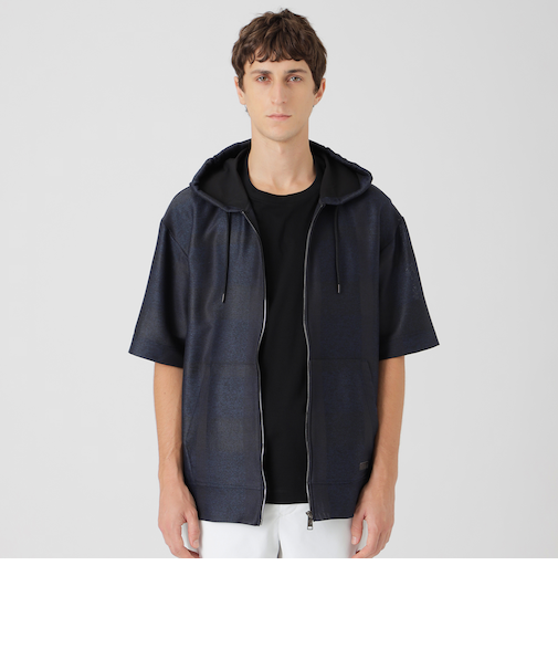 シャドークレストブリッジチェックカラミパーカー