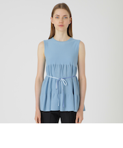 ライトコットンポリティアードニット