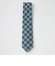 【一部店舗限定】ホワイトペンチェックタイ