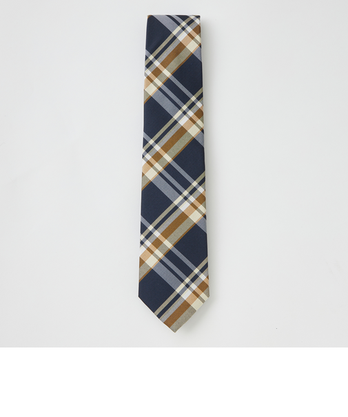 【一部店舗限定】バスケットチェックタイ