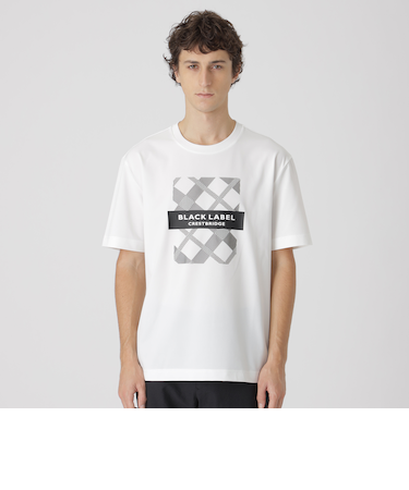 【一部店舗限定】シャドーバイアスチェック ロゴプリントTシャツ