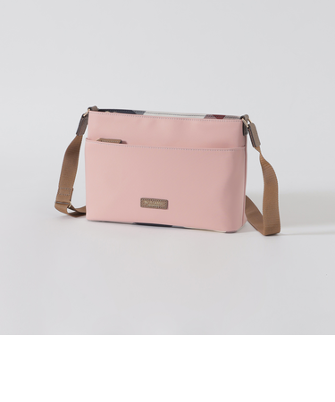 パーシャルクレストブリッジチェックナイロンミニショルダー