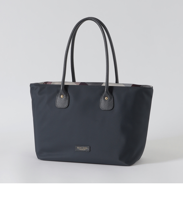 パーシャルクレストブリッジチェックナイロントート