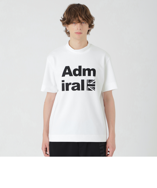 【BLACK lab.×Admiral】シャドーチェックロゴグラフィックTシャツ