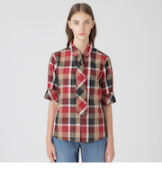 クレストブリッジチェックブラウス