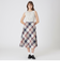 【接触冷感】クレストブリッジチェッククールドライドッキングドレス