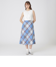 【接触冷感】クレストブリッジチェッククールドライドッキングドレス