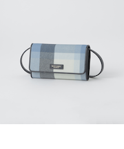 クレストブリッジチェックPVCウォレットショルダー