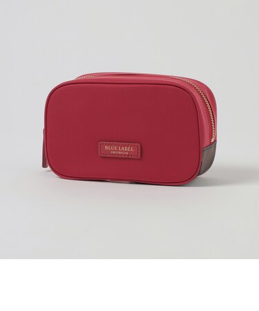 パーシャルクレストブリッジチェックナイロンポーチ