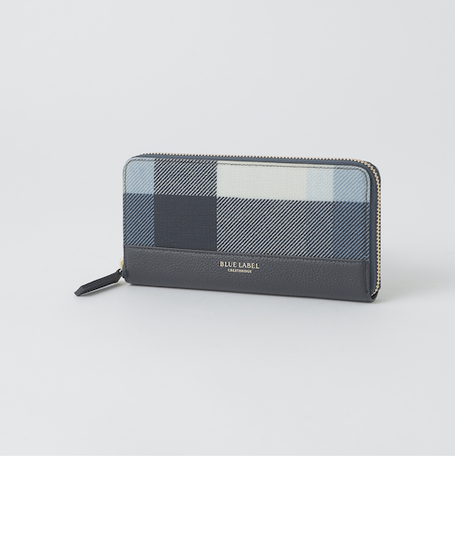 クレストブリッジチェックPVC長財布｜ブルーレーベルブラックレーベル