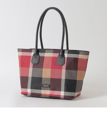 クレストブリッジチェックPVCトート