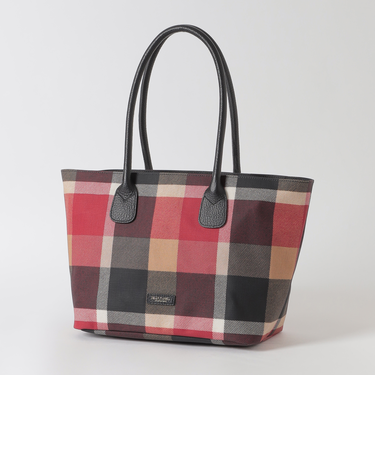 クレストブリッジチェックPVCトート