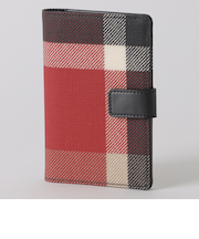 クレストブリッジチェックPVCパスポートケース