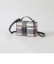 クレストブリッジチェックPVCバニティショルダー