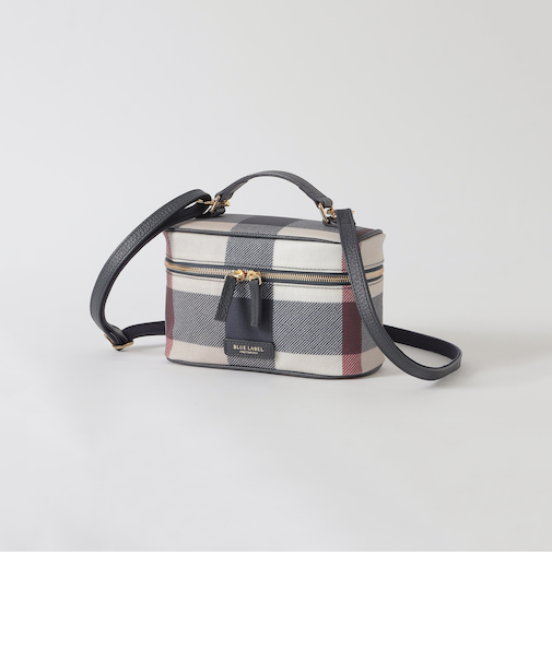 クレストブリッジチェックPVCバニティショルダー