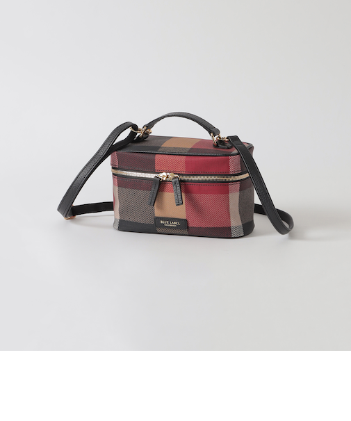 クレストブリッジチェックPVCバニティショルダー