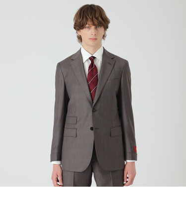 【一部店舗限定】MINOVAクラシカルブラウングレンチェックスーツ