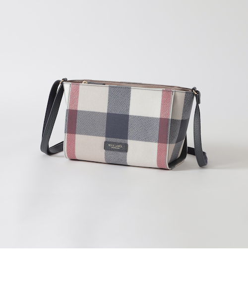 クレストブリッジチェックPVCミニショルダー｜ブルーレーベルブラック