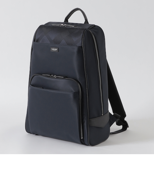 ナイロンコンビカルゼシャドークレストブリッジチェックビジネスバックパック