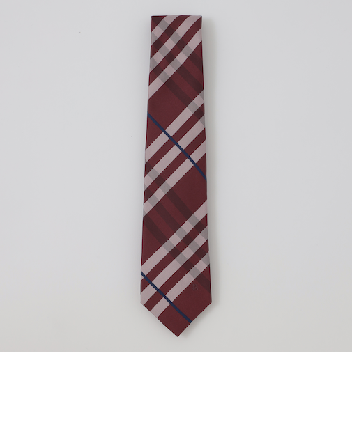 サテンコンビチェックタイ